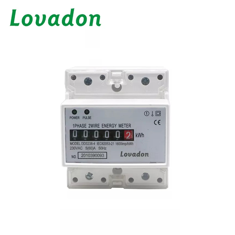 DDS238-4 single phase din rail type energy meter