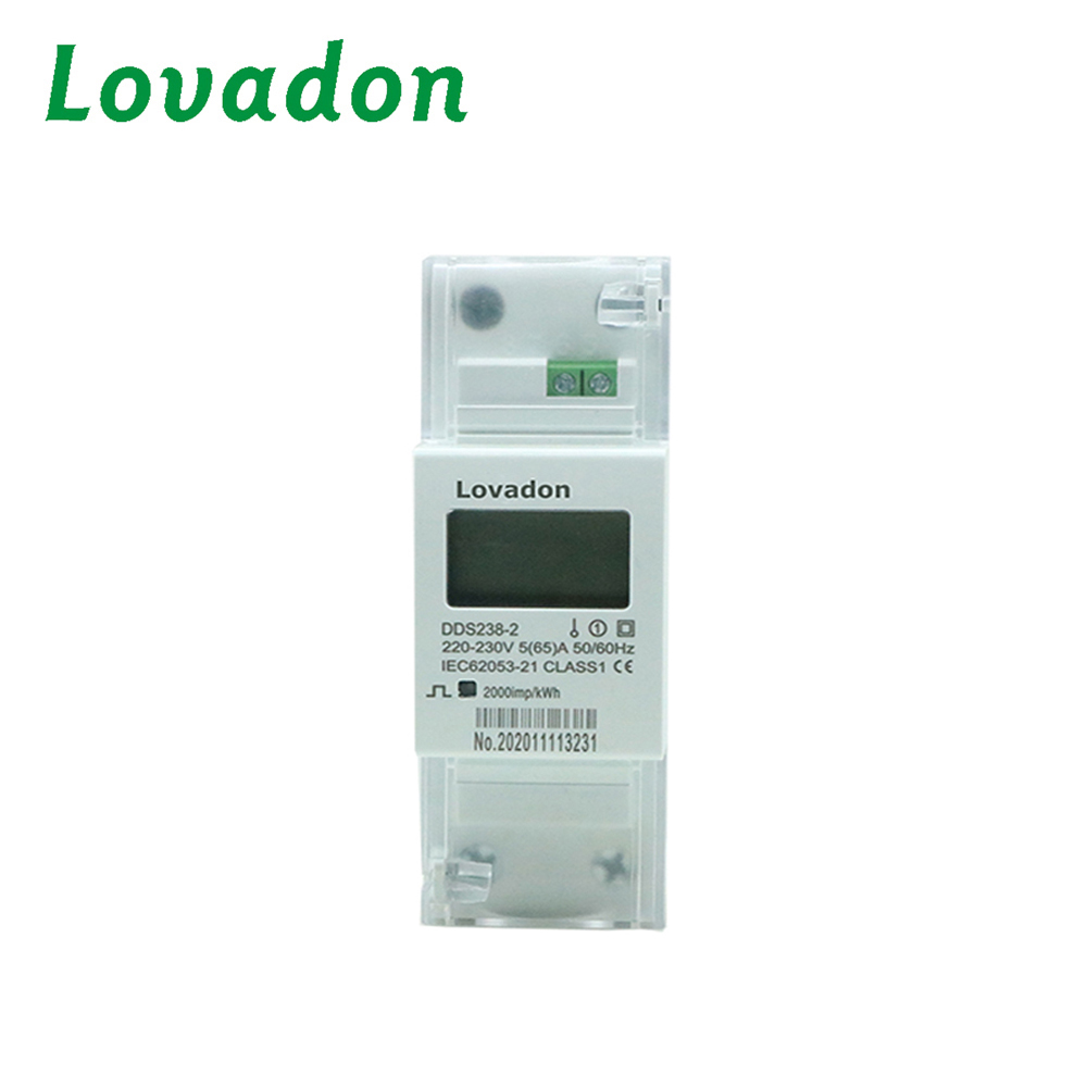 DDS238-2 single phase din rail type energy meter