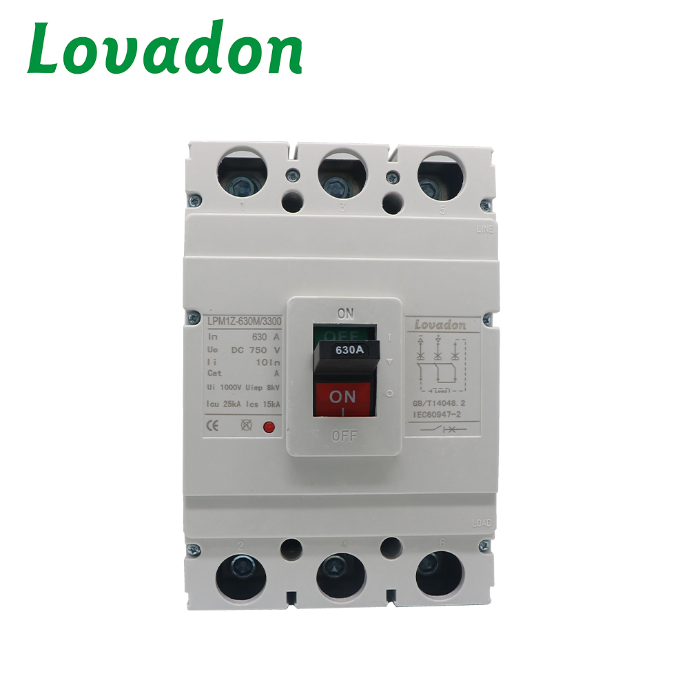 New Design LPM1Z-630M DC Moulded Case MCCB DC 4 pole Circuit Breaker