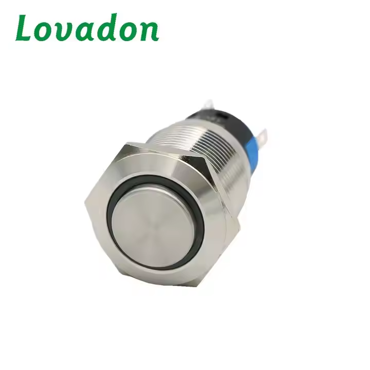 LA19-AJS-H-11E LED Metal Pushbutton Switch Momentary/on-off Push Button Switch