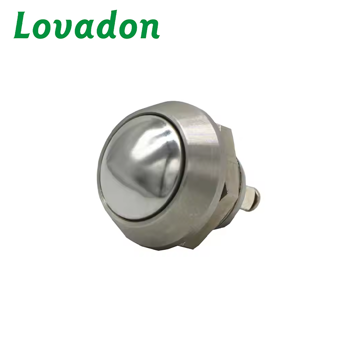 LS16B-10 Self-locking Latching Domed 6v 12v 24v 220v 12mm16mm19mm 22mm 25m 30mm Anti-vandal Waterproof Momentary Led Push Button Switch