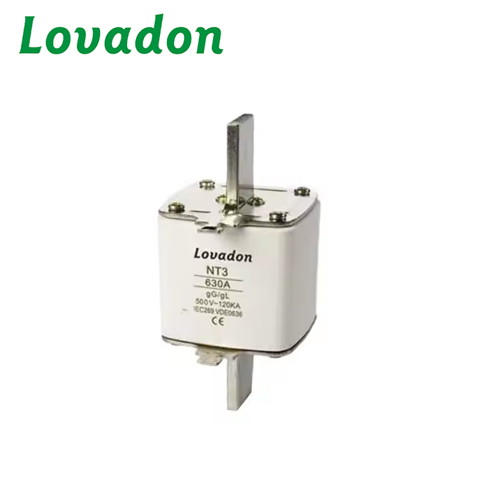 NT3 High-Breaking Capacity Fuse-Links Low Voltage General Purpose Ceramic Fuse with Plain Blades Protection