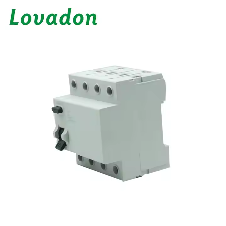 Easy 9 4P High Quality Eco-Friendly 4-Pole Rccb Circuit Breaker 230V 400V 63 Amp Capacity Residual Current Action Protection Small Leakage