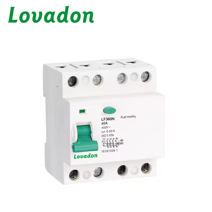 LF360N 4P Wholesale LF360N 4P Professional Miniature Circuit Breakers PA66/PC Material RCCB Residual Current Circuit Breaker Accessory