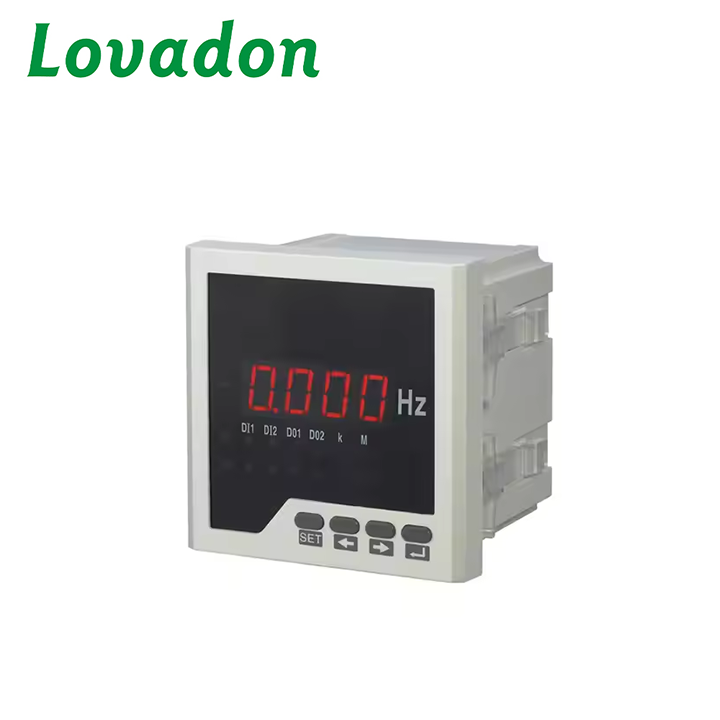 LH-F31 Low Price 96*96mm Single Phase Electric Energy Led Display Digital 50Hz Frequency Meter