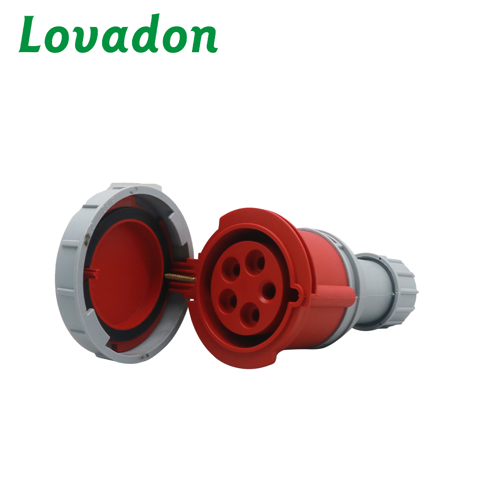 LTH-2252 Industrial Socket 3P+N+E 32A 380V 415V IP67 Waterproof Dustproof Shockproof For Heavy Duty Applications