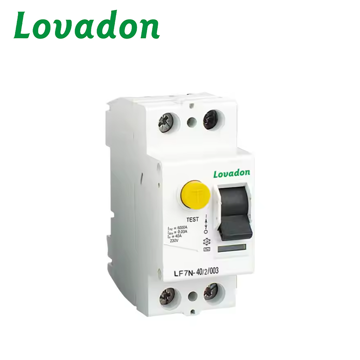 LF7N 2P LF7N Series 2P Residual Current Circuit Breaker Plug Fuse RCCB Miniature Circuit Breakers with 10ka Breaking Capacity