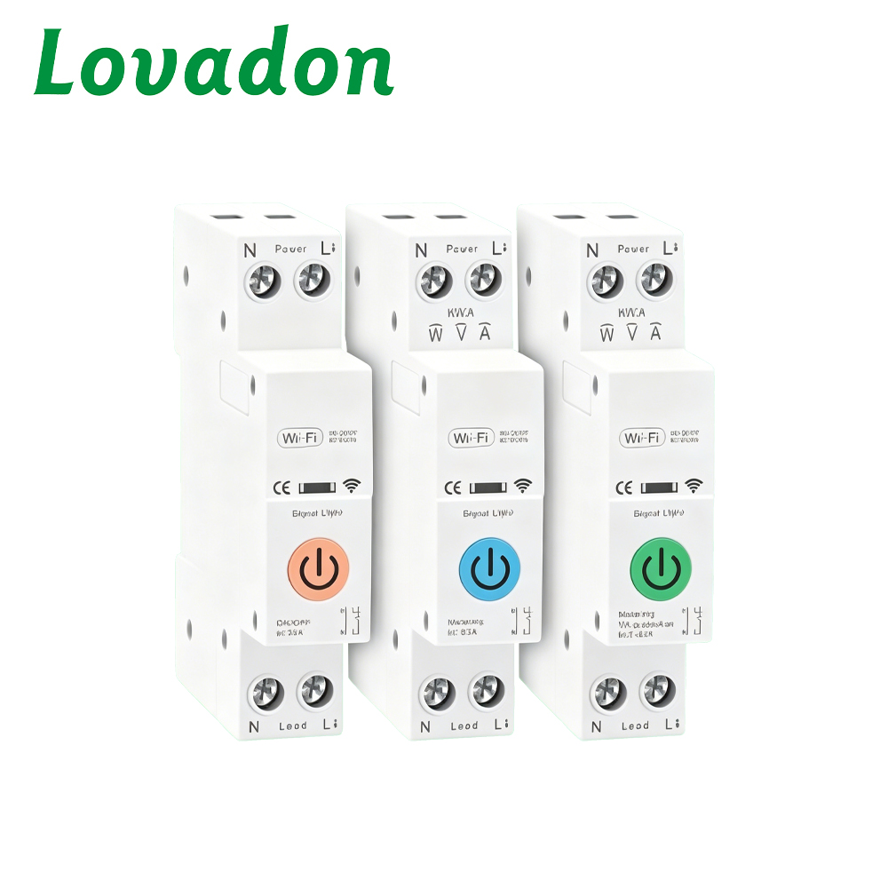 LCBW-23 1P WIFI Smart Circuit Breaker Overvoltage and Undervoltage protection TUYA APP Power Level Statistics Mobile Remote Control